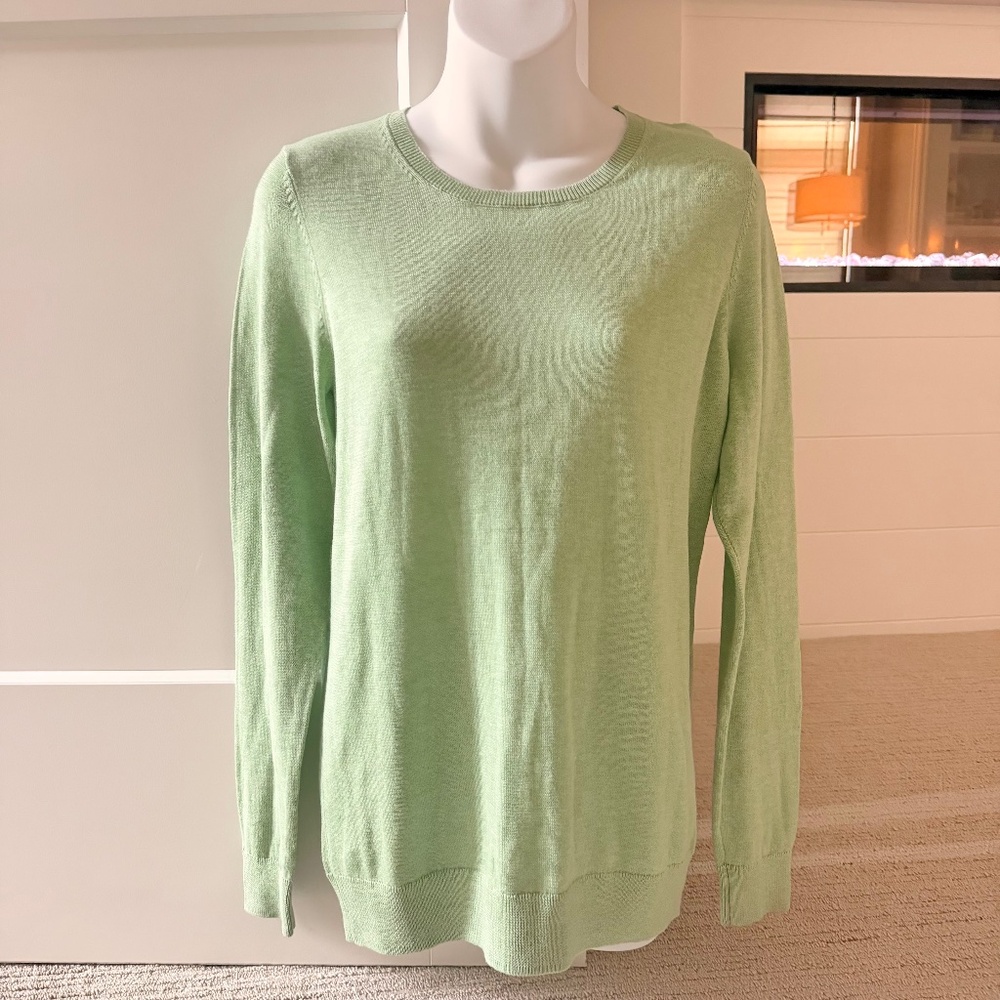 TWP Gorgeous Mint Green Crewneck Sweater Sz XS NEW $695